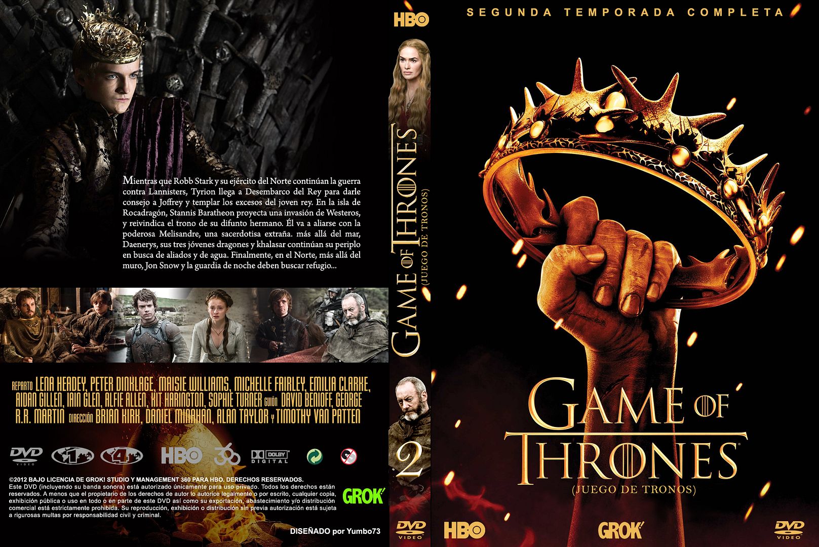 Game of Thrones Temporada 02 dvd Yumbo73 - Juego de tronos (Game of thrones) Temporada 2 Castellano