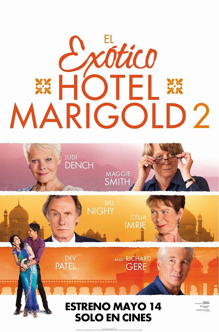 Hotel2BMarigold2B22Bhorz 01 - El nuevo exótico Hotel Marigold  Dvdrip Español (2015) Comedia. Drama