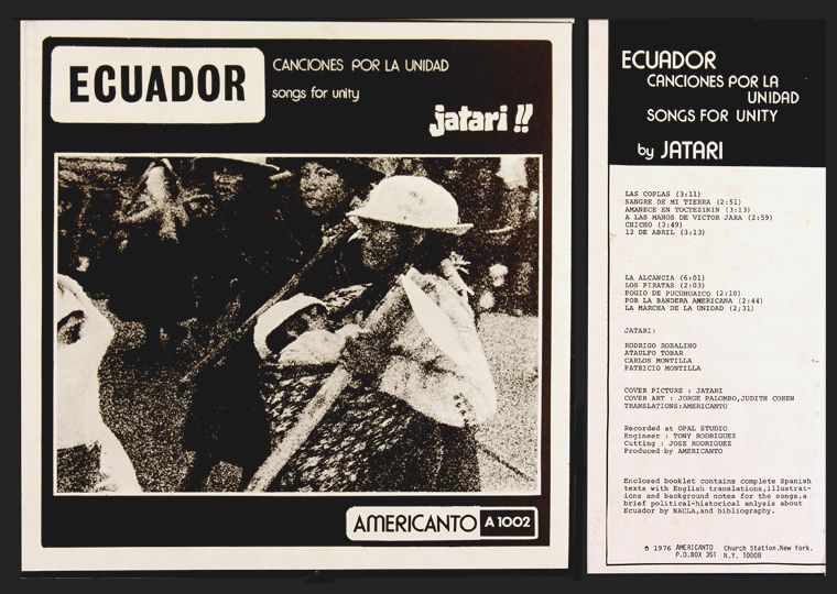 Jatari Ecuador Americanto - Jatari!! - Canciones por la unidad (1976)