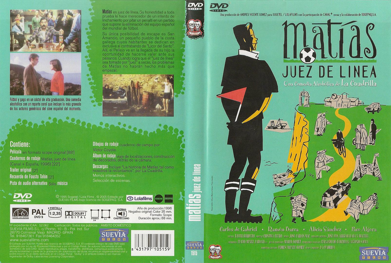 Matias Juez De Linea Caratula - Matías, juez de línea Dvdrip Español (1996) Humor