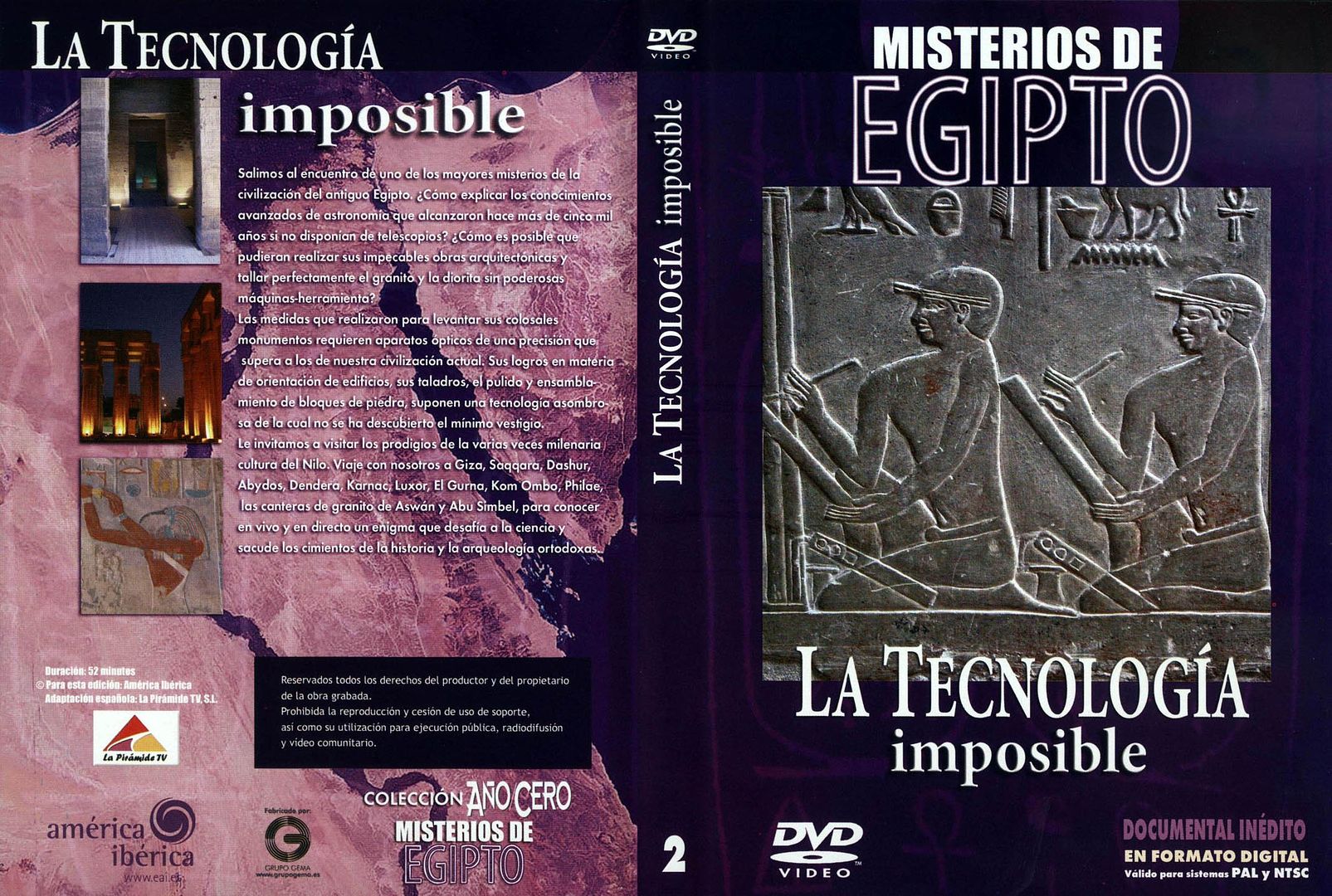 Misterios De Egipto 2 La Tecnologia Imposible Caratula - Egipto tecnologia imposible