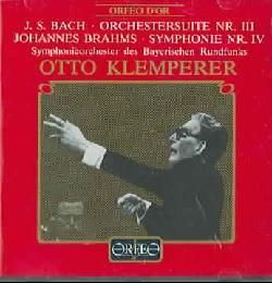 P750582332128 - Bach; Brahms: Symphony No 4 / Klemperer, Bavarian Rso