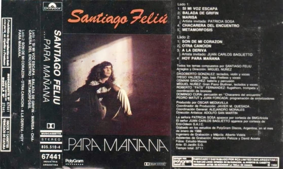 SantiagoFeliu 1988 ParaMaC3B1ana - Santiago Feliu - Para mañana (1988)