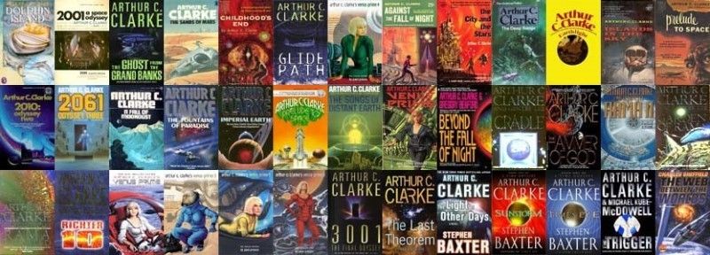 arthur c clarke books2 - Arthur C. Clarke: Bibliografía