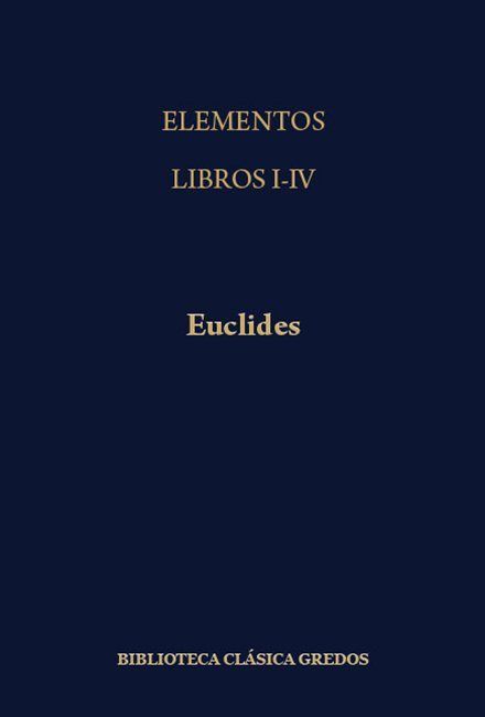 biblioteca basica gredos 245 - Elementos I-IV - Euclides (Gredos)