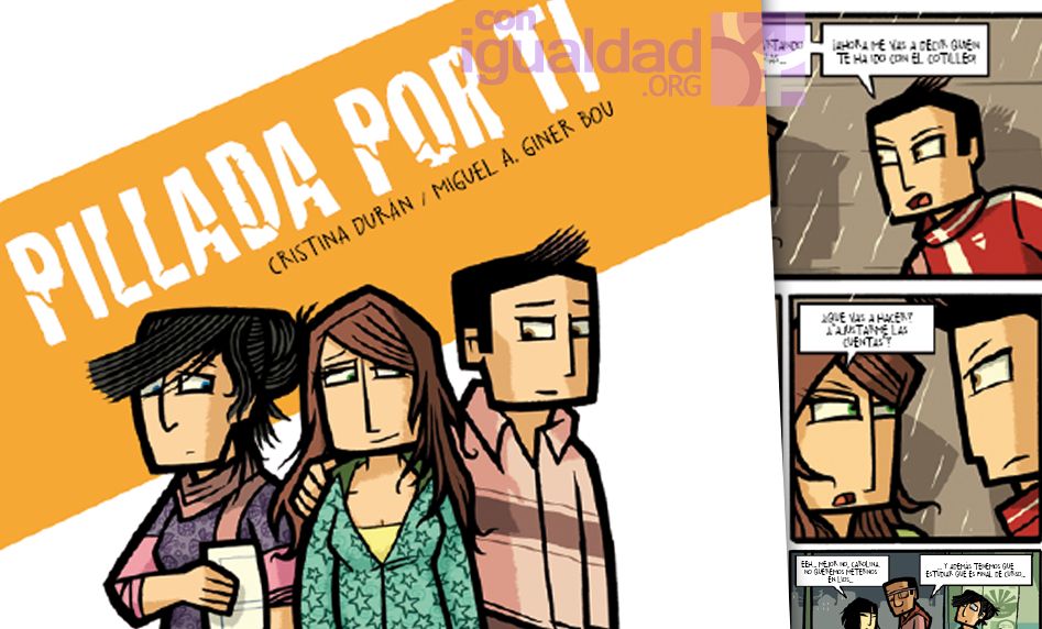 comic pillada por ti - Cómic "Pillada por ti" (Por una sociedad libre de violencia de género)