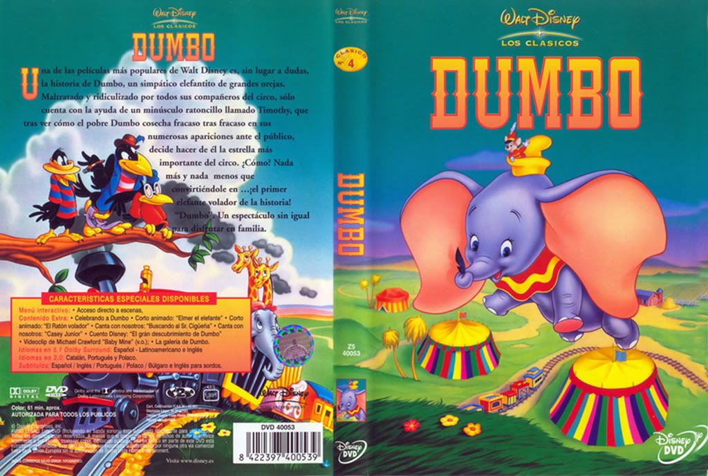 dumbo - Dumbo (1941) (Animacion) (DVDRip) (Castellano)