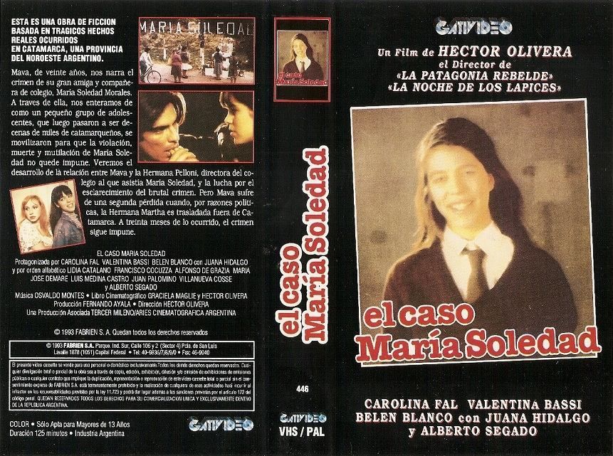 el caso maria soledad 1993 hector olivera v bassi vhs 4069 MLA119167253 5178 F - El caso Maria Soledad Dvdrip Español (1993) Drama Basado en hechos reales. Crimen