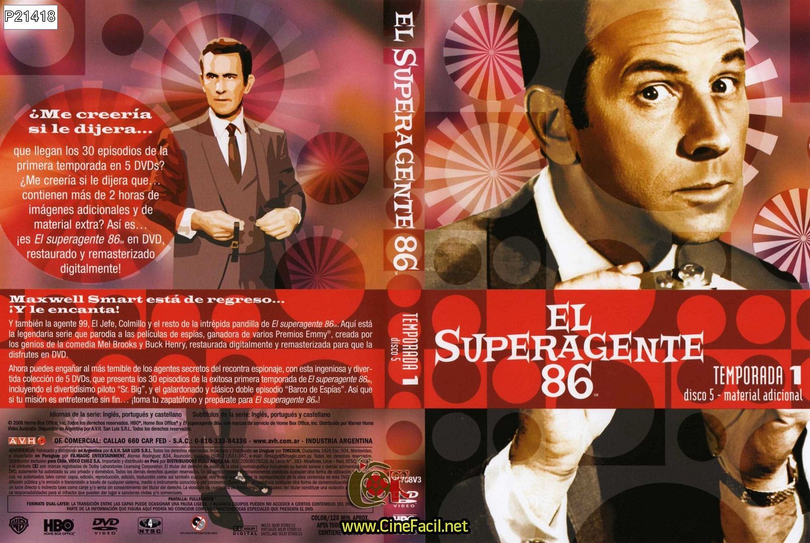 el super agente 86 1 temporada dvd 5 - Superagente 86 1ª Temporada