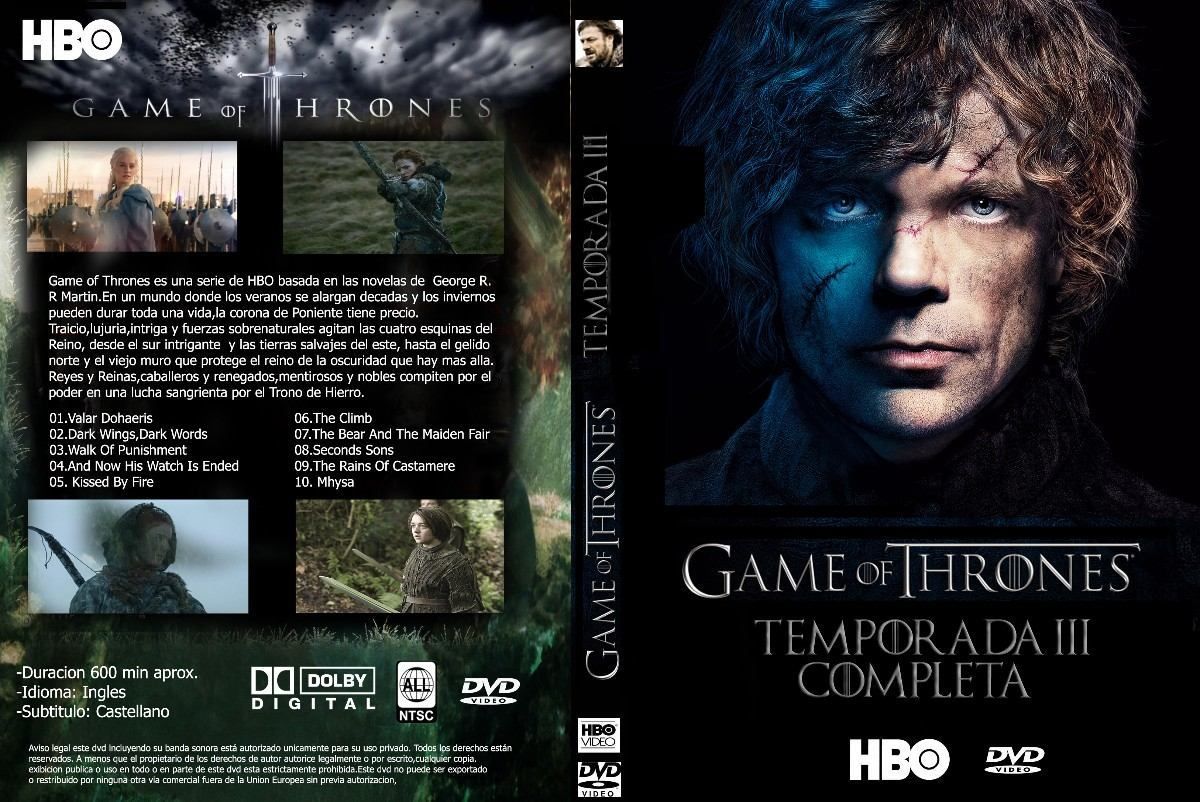 game of thrones temporadas en dvd 12229 MLA20057228494 032014 F - Juego de tronos (Game of thrones) Temporada 3 Castellano