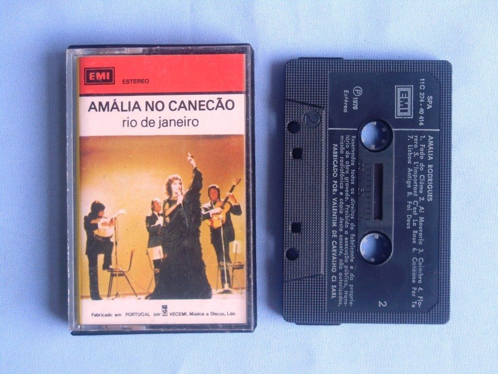 k7 amalia rodrigues ao vivo no caneco 1976 emi 19561 MLB20173250887 102014 F - Amália Rodrigues - Amália no Canecão ao vivo (Rio de Janeiro) (1976)