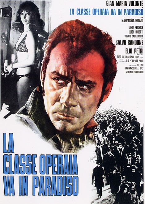 locandina la classe operaia - La Clase Obrera Va al Paraiso Dvdrip Español (1971) Drama social