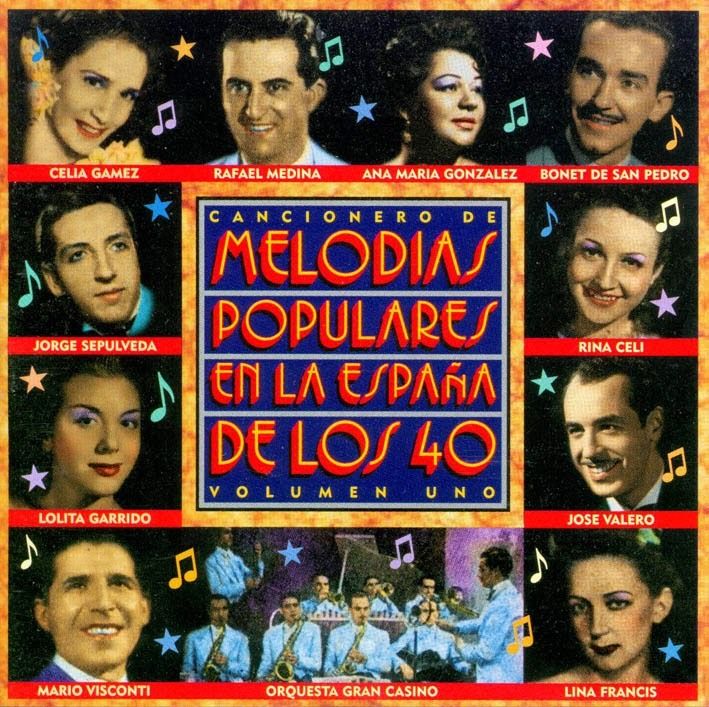melodiaspopesp40portada - Cancionero De Melodías Populares En La España De Los 40 VA