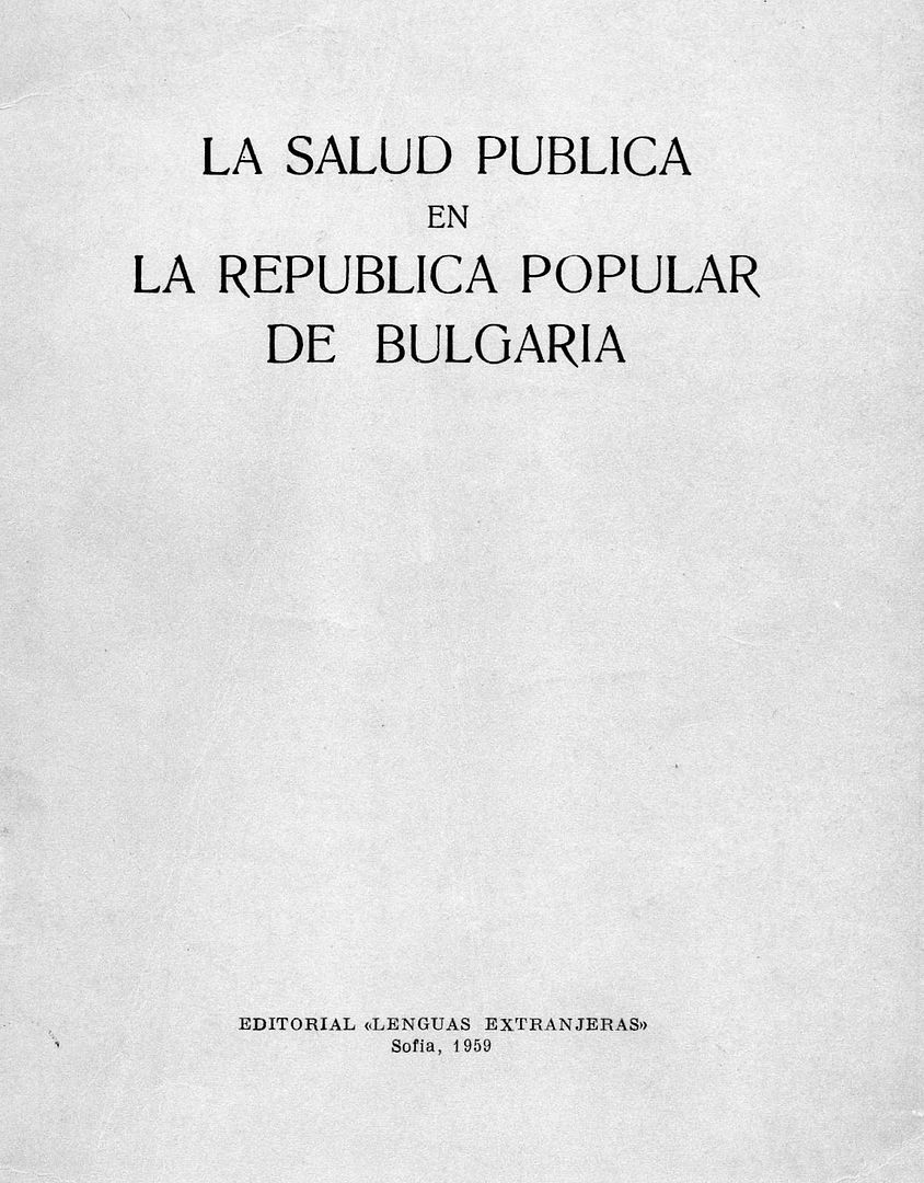 tapasalud - La salud publica en la Republica Popular de Bulgaria