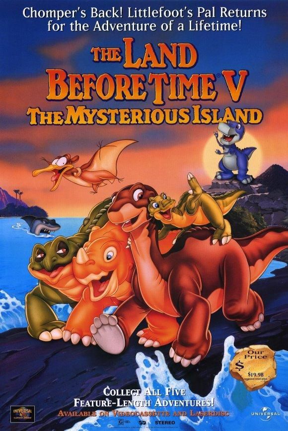 the land before time v the mysterious island 934106981 large - En Busca del Valle Encantado V: La isla misteriosa (1997)