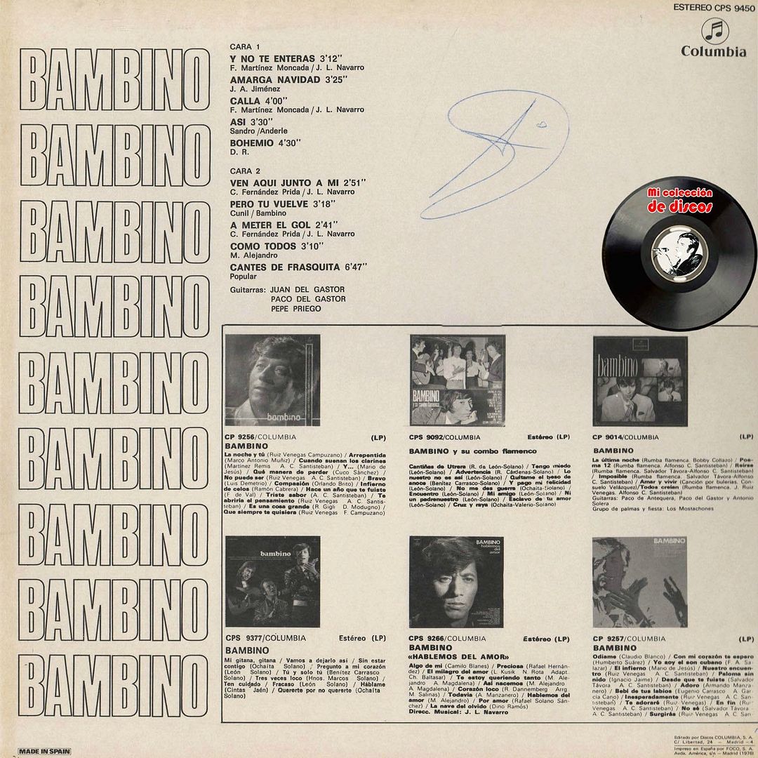zqzfQ - Bambino - Y no te enteras 1976