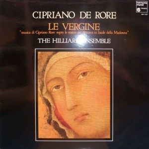 3752004 - Hilliard Ensemble - Cipriano de Rore: Le Vergine (1982)