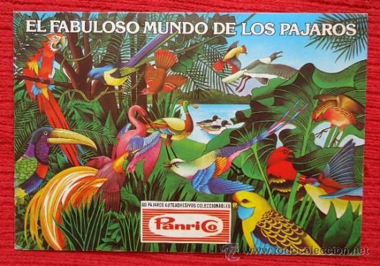 38089556 - Album de Cromos El fabuloso mundo de los pajaros PANRICO (1976)