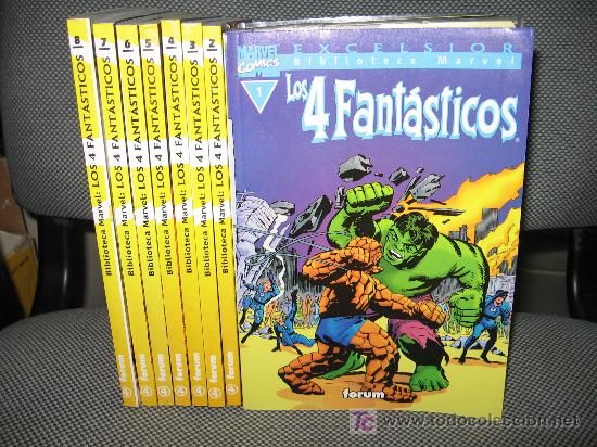 4637213 - Biblioteca Marvel Los 4 Fantasticos Completa