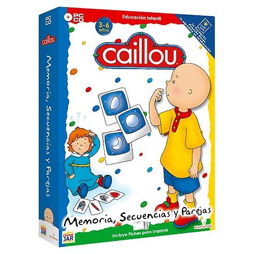 8437006959636 - Caillou Memoria,Secuencias y Parejas. Juego Educativo 3 á 6 años