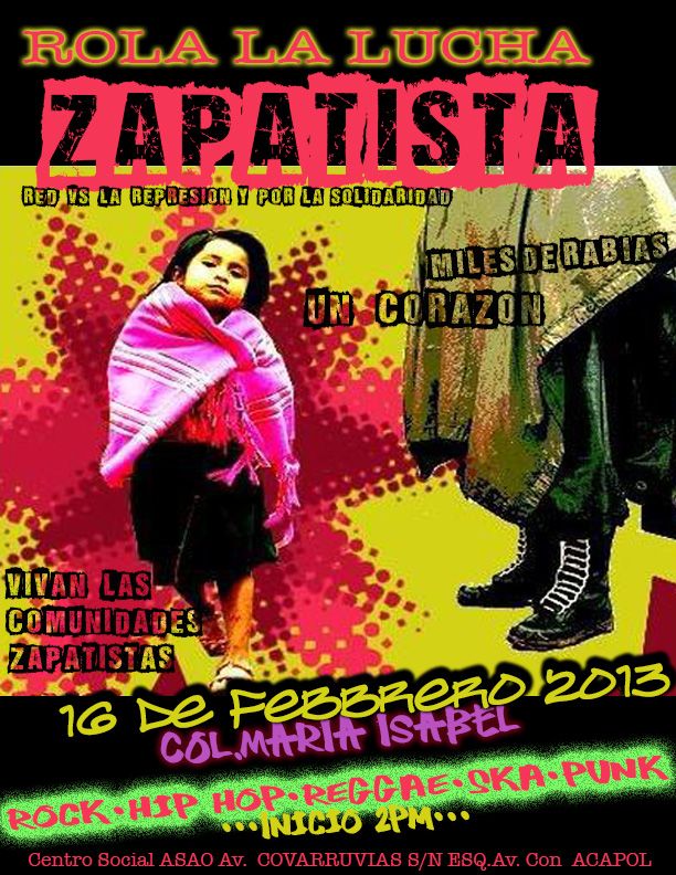 AROLAEVENTO 1 - Rola la lucha Zapatista