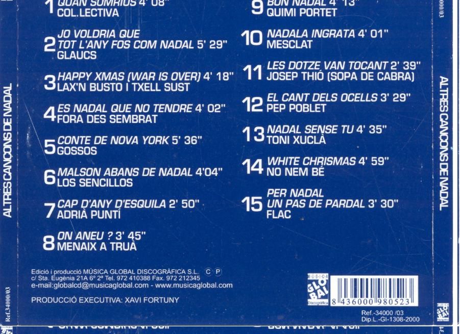Altres20canC3A7ons20de20Nadal2028darrera29 - Altres cançons de Nadal (4 CDS)