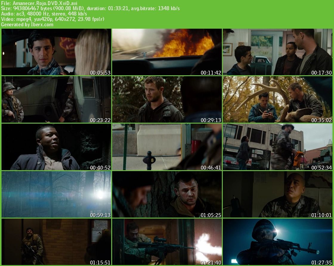 AmanecerRojoDVDXviD s - Amanecer Rojo DVDrip Español (2012) Acción