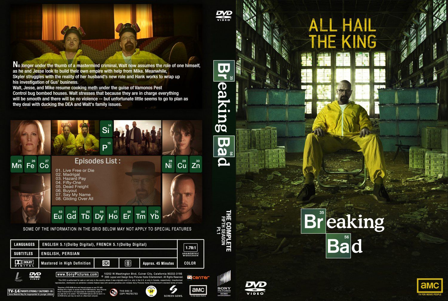 Breaking Bad Season 5   Custom1 - Breaking Bad 5ª Temporada 720p Ingles-Español
