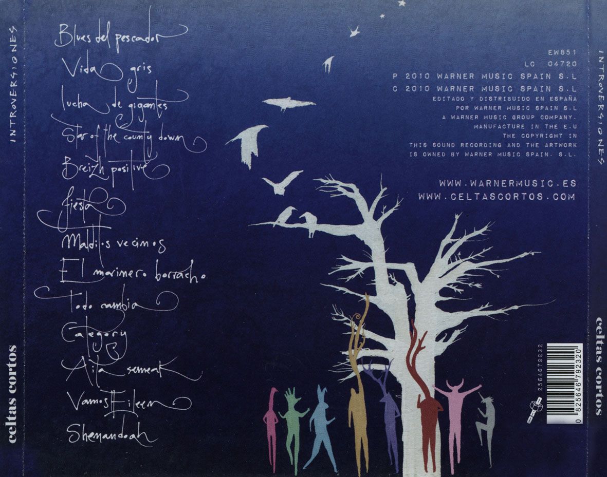 Celtas Cortos Introversiones Trasera - Celtas Cortos - Introversiones (2010) FLAC