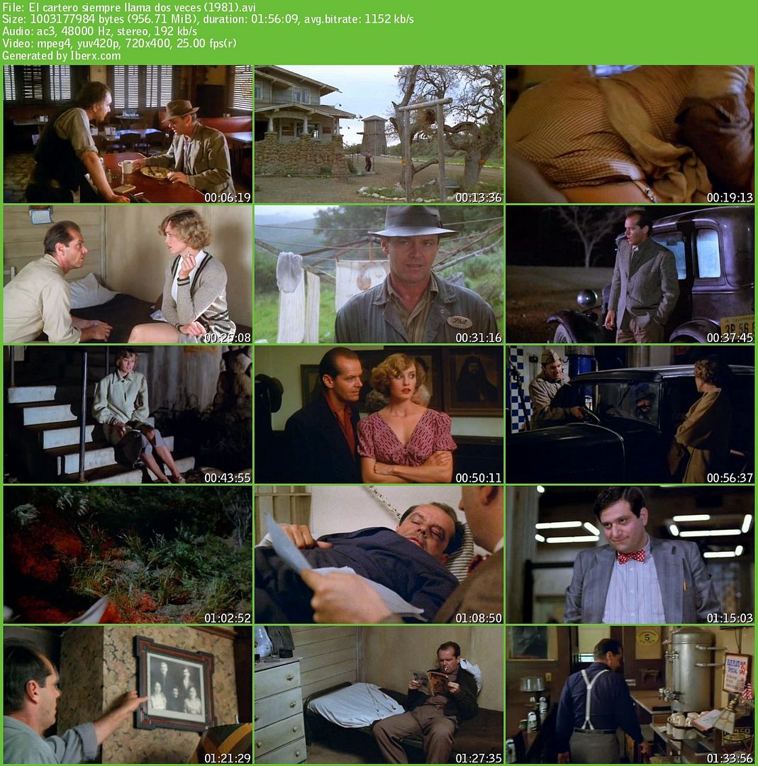 El20cartero20siempre20llama20dos20veces201981 s - El cartero siempre llama dos veces Dvdrip Español (1981)