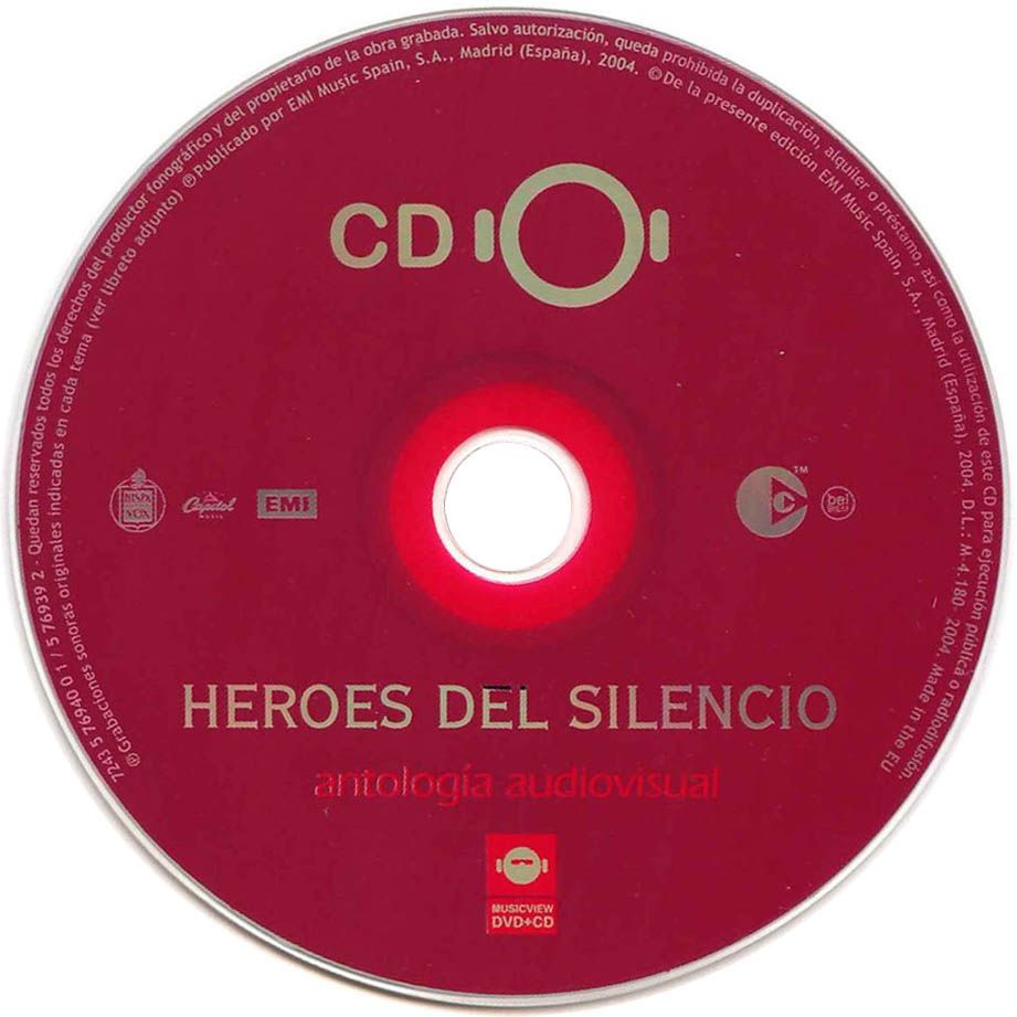 Heroes Del Silencio Antologia Audiovisual CD - Heroes Del Silencio - Antologia Audiovisual