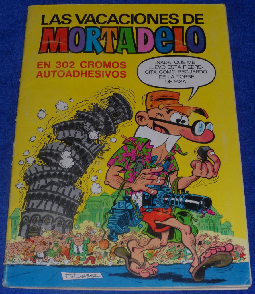 Las vacaciones de Mortadelo 01 890x1024 - Album Cromos Las vacaciones de Mortadelo Bruguera (1973)