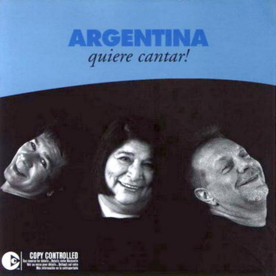 Leon Gieco Victor Heredia Mercedes Sosa Argentina Quiere Cantar Frontal - Mercedes Sosa - Argentina quiere cantar (con Víctor Heredia y León Gieco)