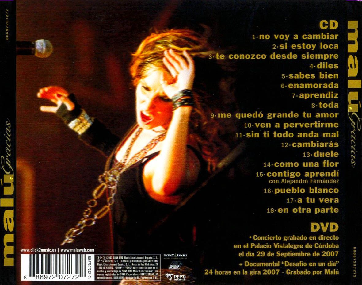 Malu Gracias Trasera - Malu - Gracias  2007 MP3