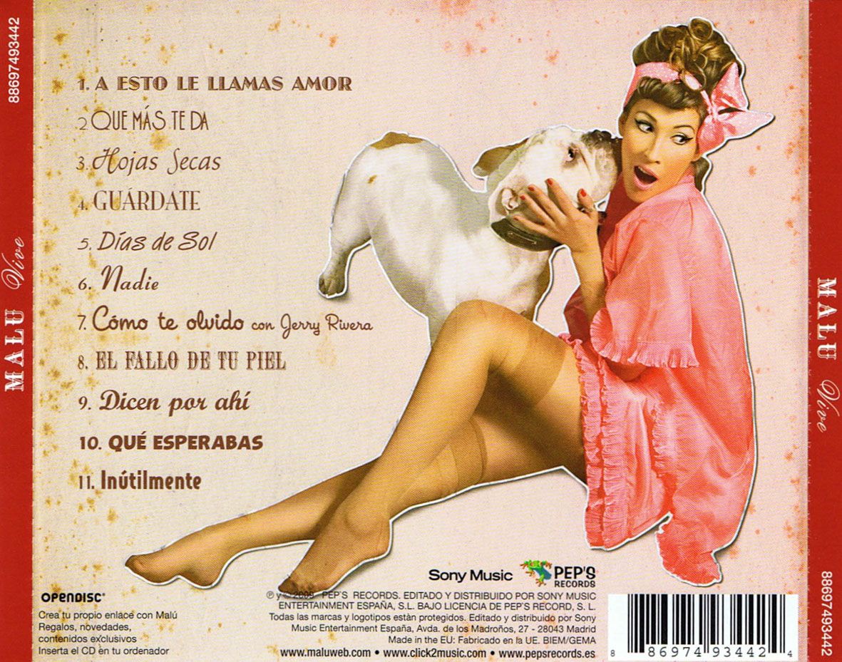 Malu Vive Trasera - Malu - Vive FLAC  2009
