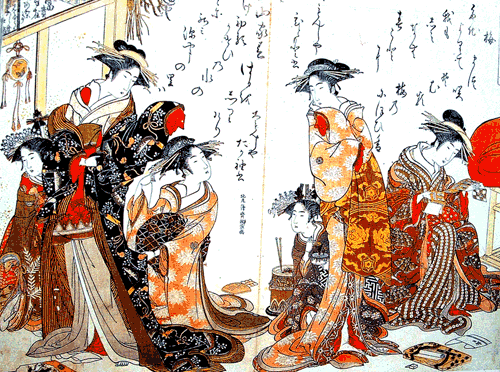 PinturaJaponesa5B15D - La mujer en la pintura tradicional japonesa