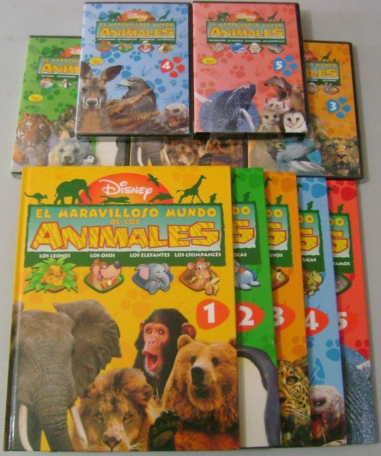 el maravilloso mundo de los animales 5 volumenes 5 dvd 7523 MCO5240469353 102013 F - El  maravilloso  mundo  de  los  animales  Disney