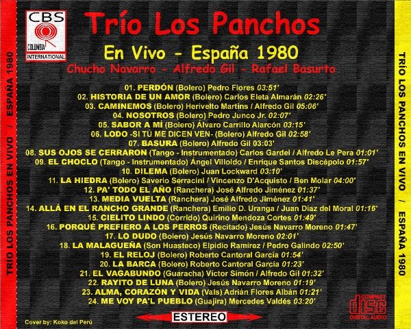 muy 139 - Trio los Panchos - En Vivo (España 1980)