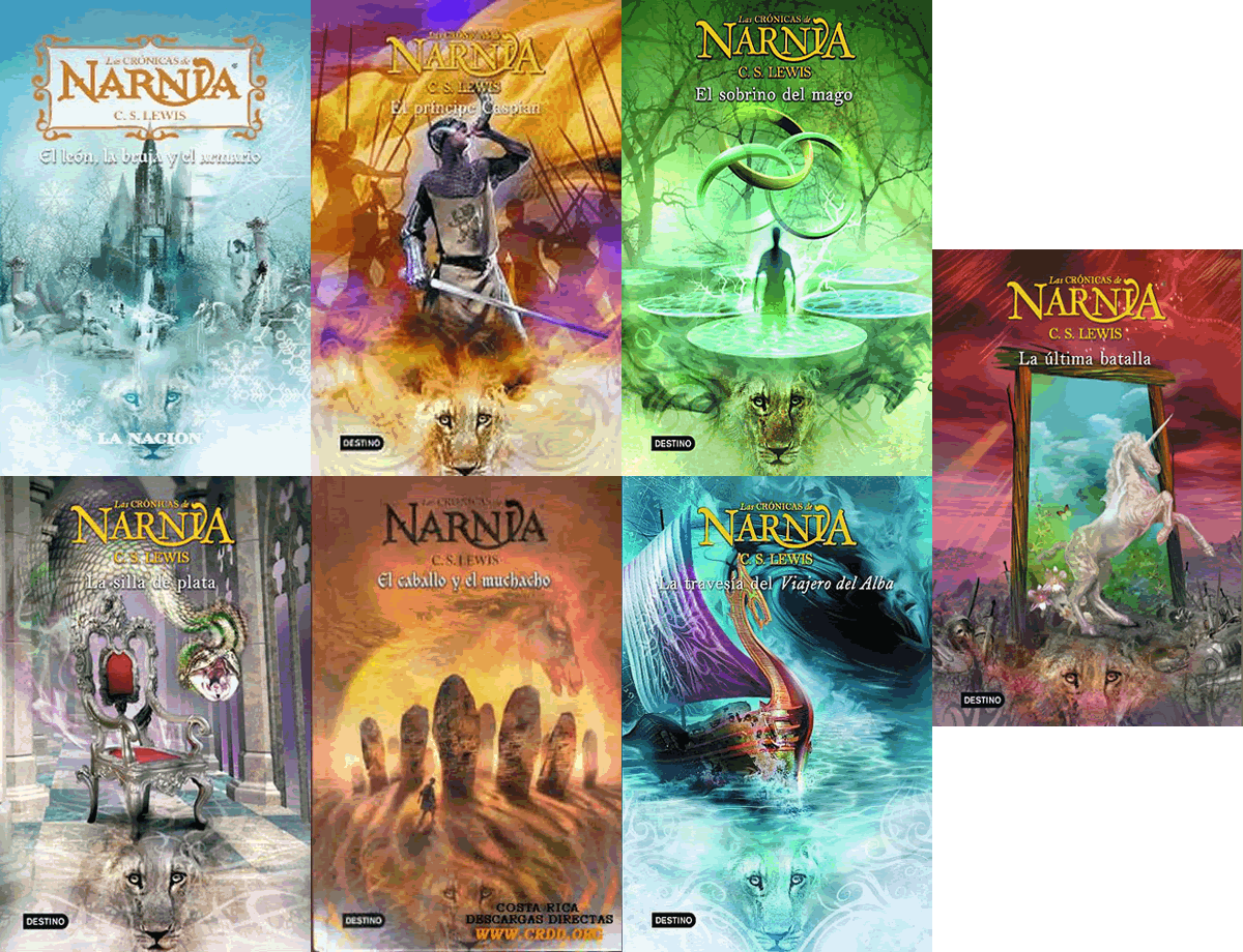 narnia - Cronicas de Narnia 7 Audiolibros  (Voz humana)