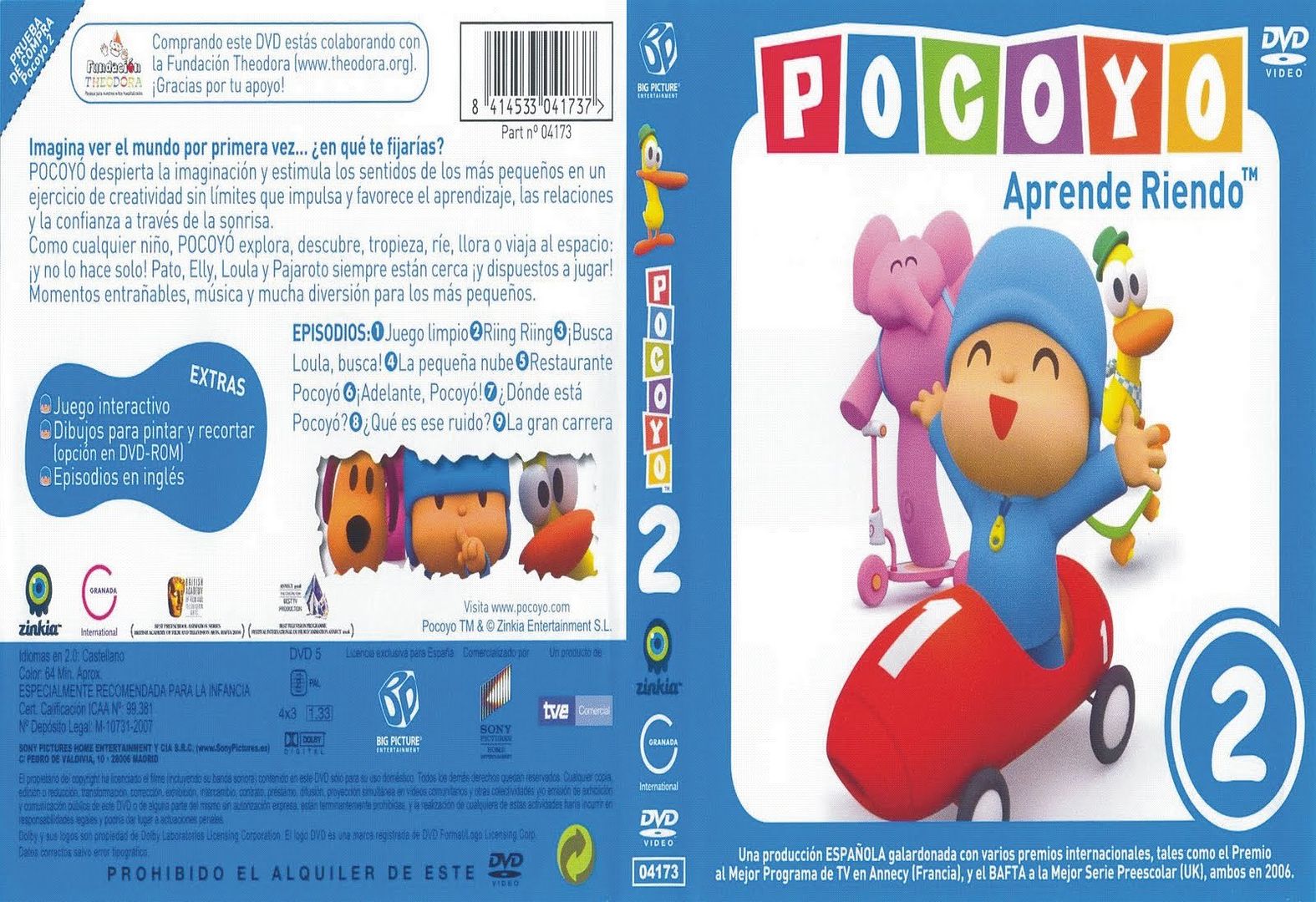 pocoyo2Bvolumen2B2 f2By2Bt - Pocoyo DVD 2 (Dvd full) Español e Ingles