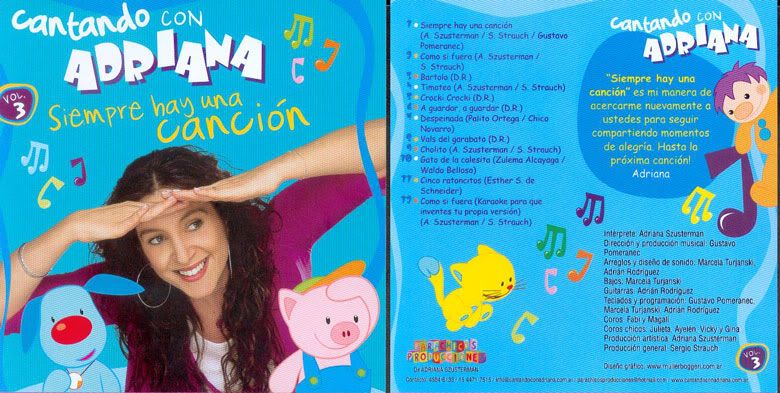 3 4 - Cantando con Adriana (8 CDS)