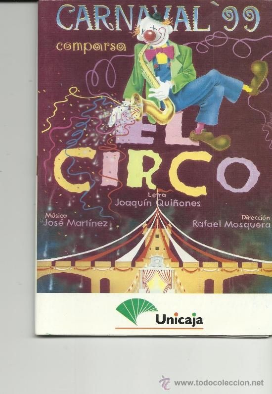 38772583 - Comparsa Carnaval de Cádiz: El Circo (1999)