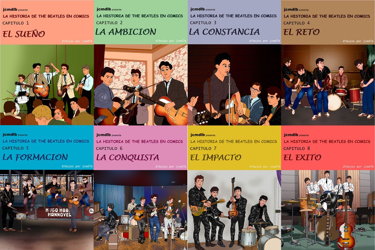 0 49 - La Historia de The Beatles en comics