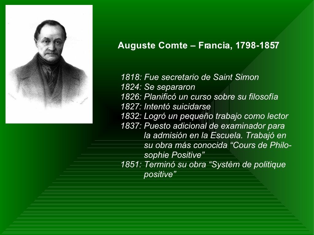 1 127 - Curso de Filosofía: Augusto Comte. El Positivismo