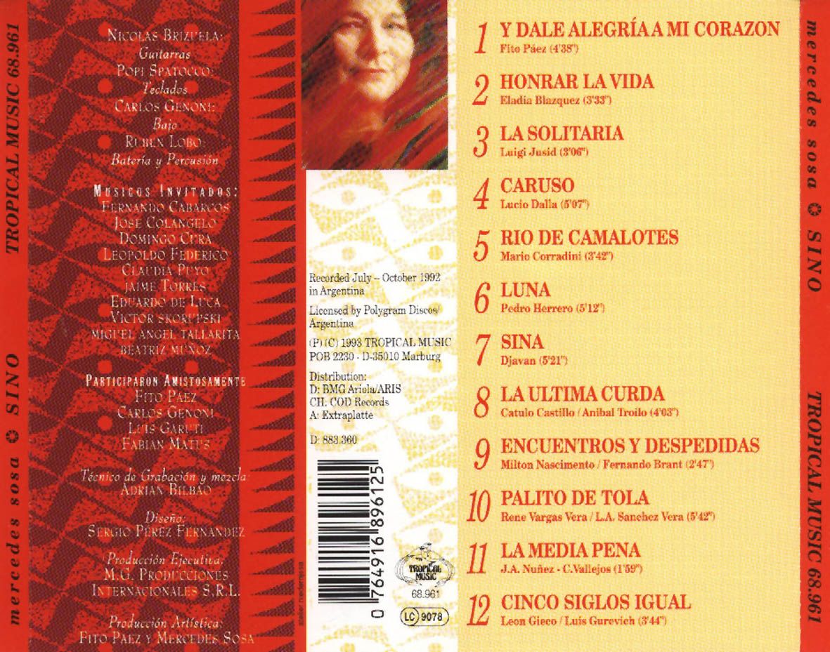 1 322 - Mercedes Sosa - Sino