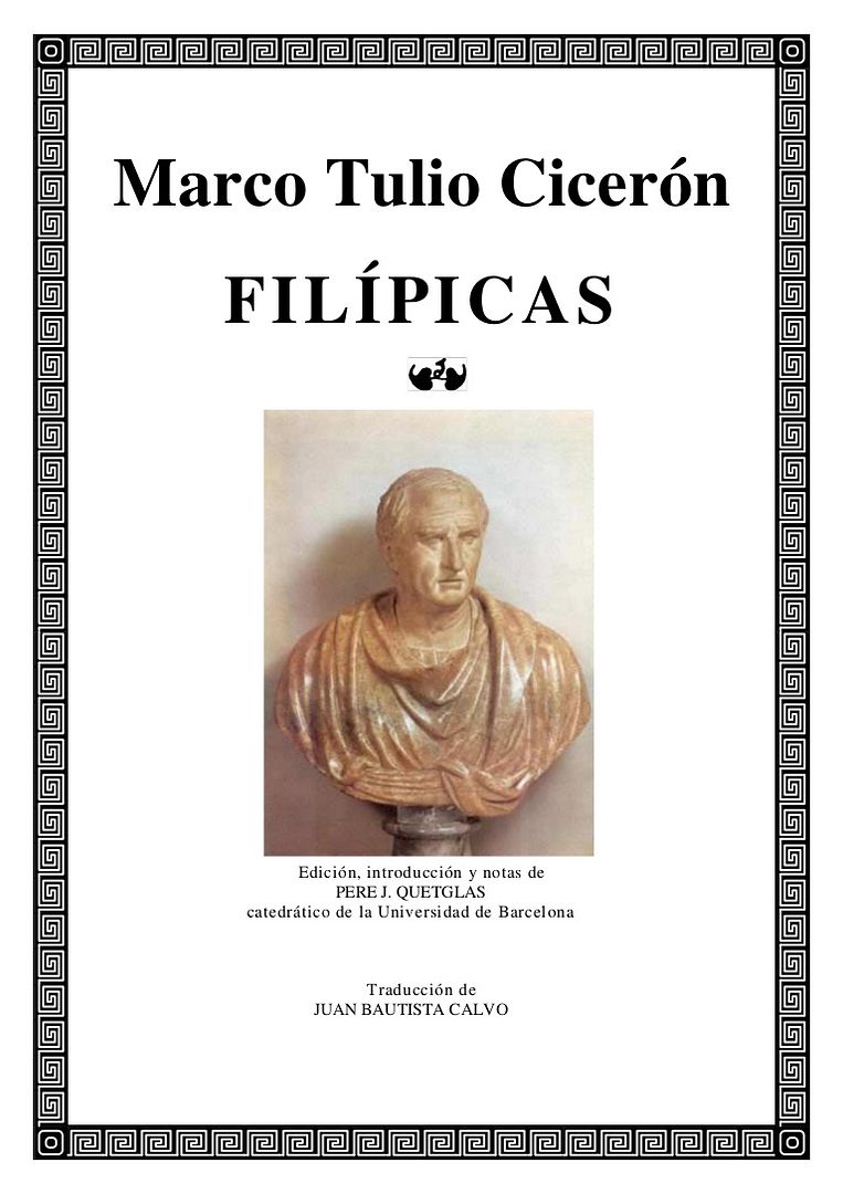 1 457 - Filípicas (bilingüe) - Marco Tulio Cicerón