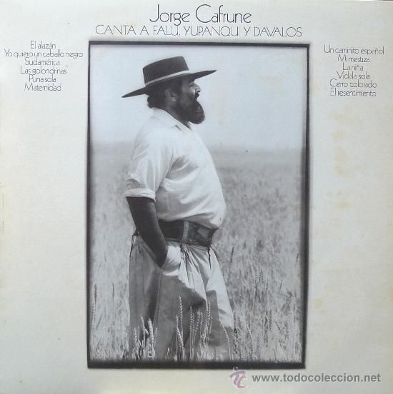 1 679 - Jorge Cafrune - Canta a Falú, Yupanqui y Dávalos