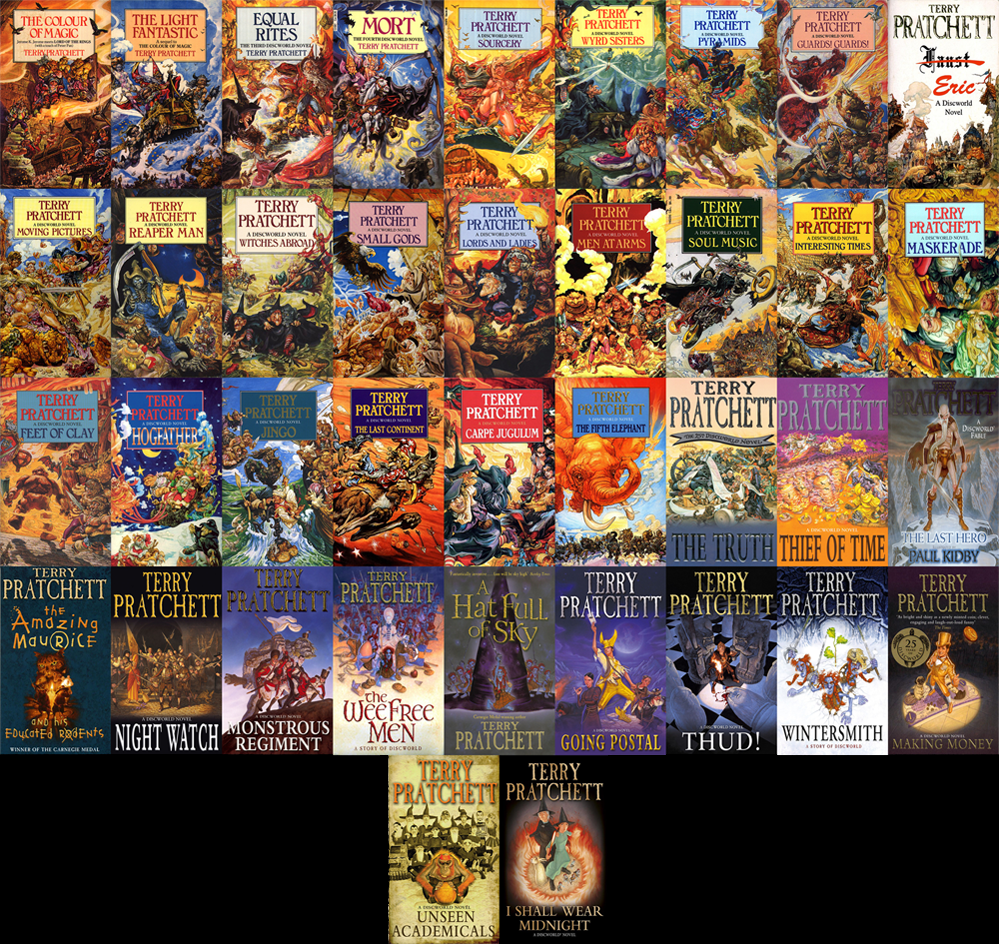1795989 terry pratchett s discworld novels 1   38 - Colección Mundodisco