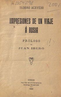 2 52 - Impresiones de un viaje a Rusia - Isidoro Acevedo