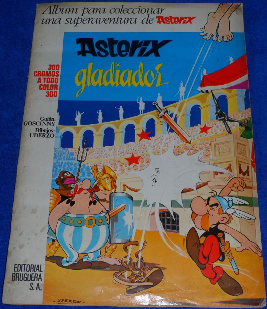 Asterix Gladiador 01 885x1024 - Album de Cromos Asterix Gladiador  Bruguera (1969)